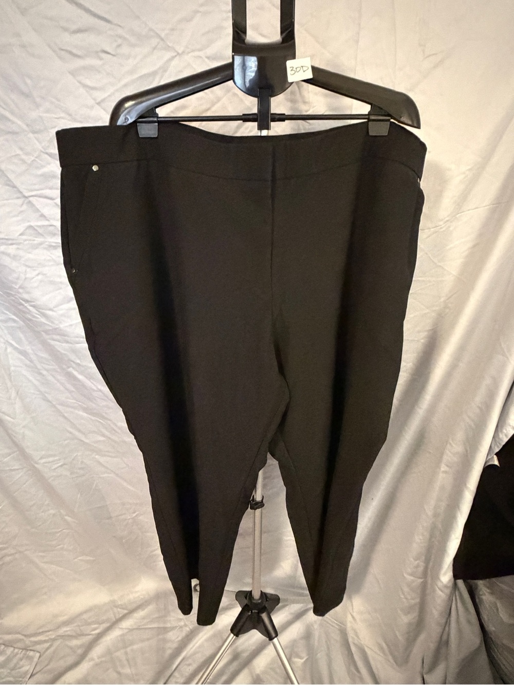 Women's Black Ponte Stretch Pants